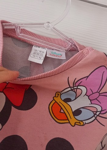 LC Waikiki Renkli Baskılı Örgü Bebek Kız Takımı