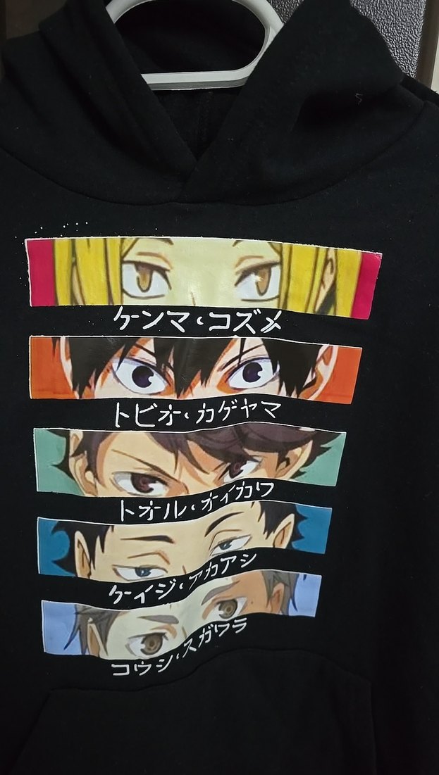 Siyah Baskılı Erkek Sweatshirt - Görsel 3