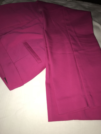 Fuşya kumaş pantolon 36 beden