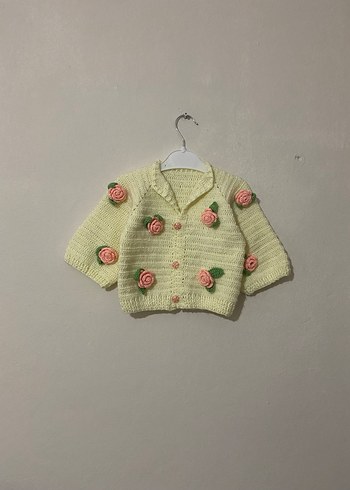 Güllü hırka - Görsel 2