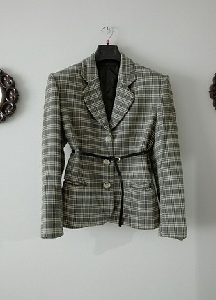 Vintage ekose ceket