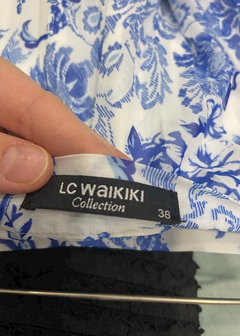 LC Waikiki Bohem Uzun Mavi Desenli Etek