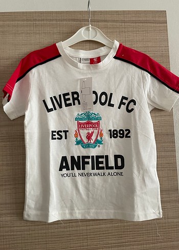 LC Waikiki Liverpool FC Erkek Çocuk Beyaz Tişört
