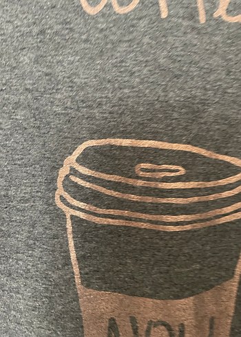 Gri Baskılı Hamile Tişörtü - Görsel 2