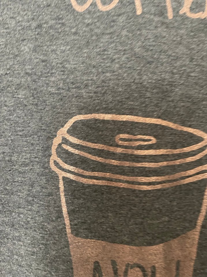 Gri Baskılı Hamile Tişörtü - Görsel 2