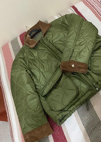 Düğmeli Kadın Midi Ceket, Kahverengi - Görsel 5