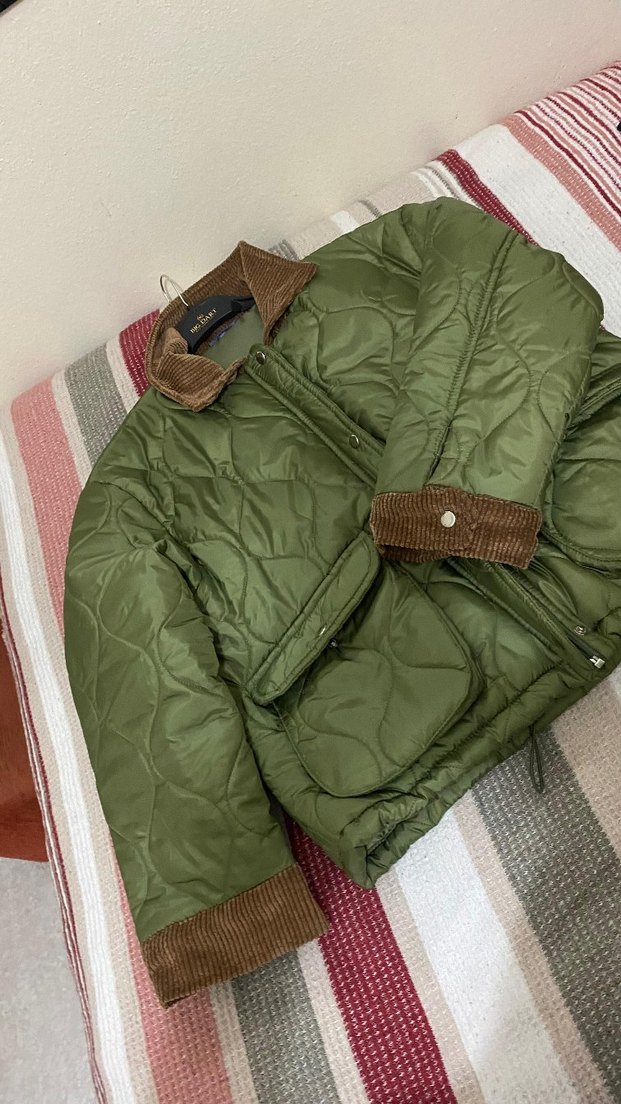 Düğmeli Kadın Midi Ceket, Kahverengi - Görsel 5