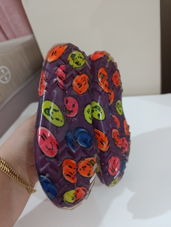 çocuk renkli lastik ayakkabı - Görsel 4