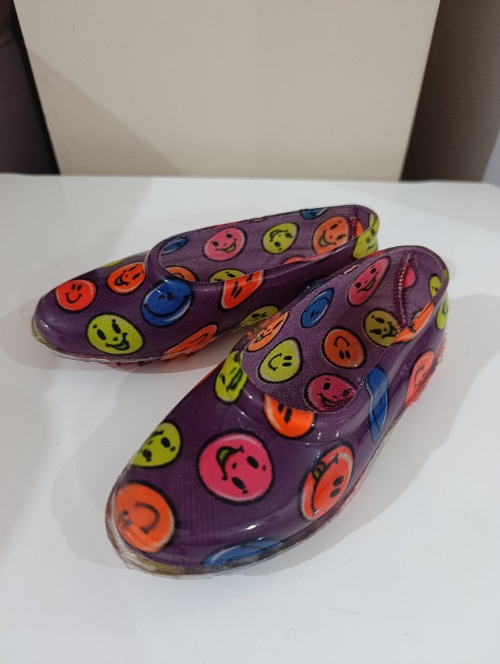 çocuk renkli lastik ayakkabı - Görsel 3