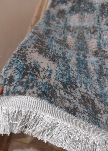 Gri-Mavi Bağlama Desenli Yolluk - Görsel 3