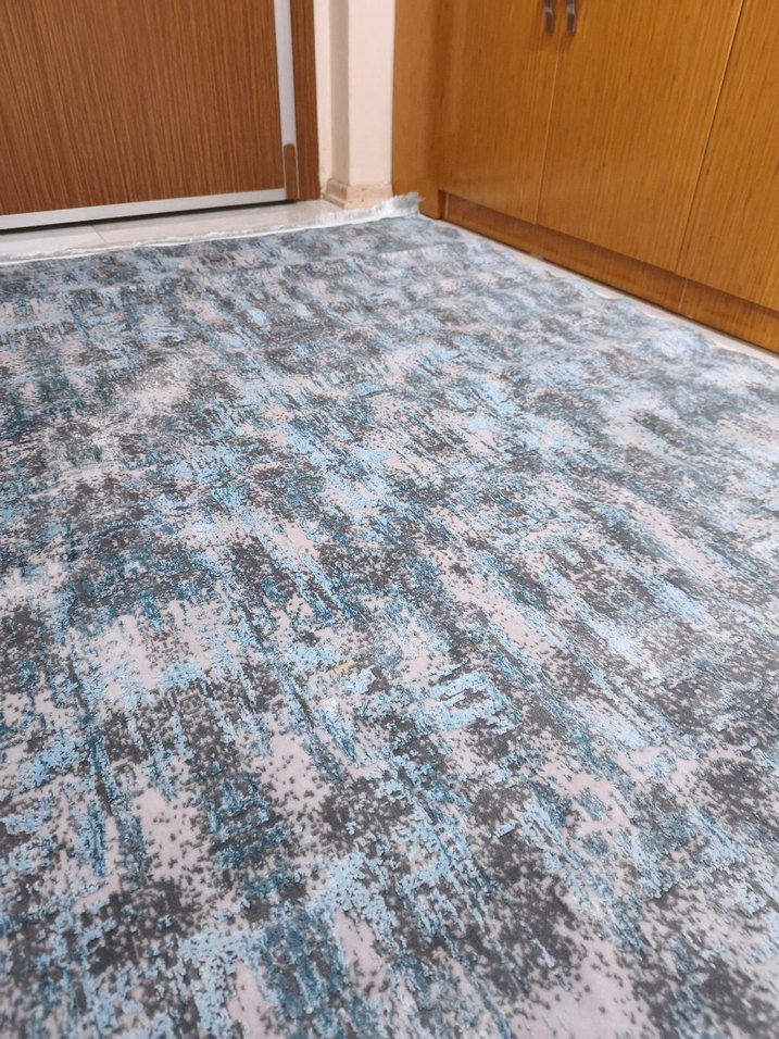 Gri-Mavi Bağlama Desenli Yolluk - Görsel 2