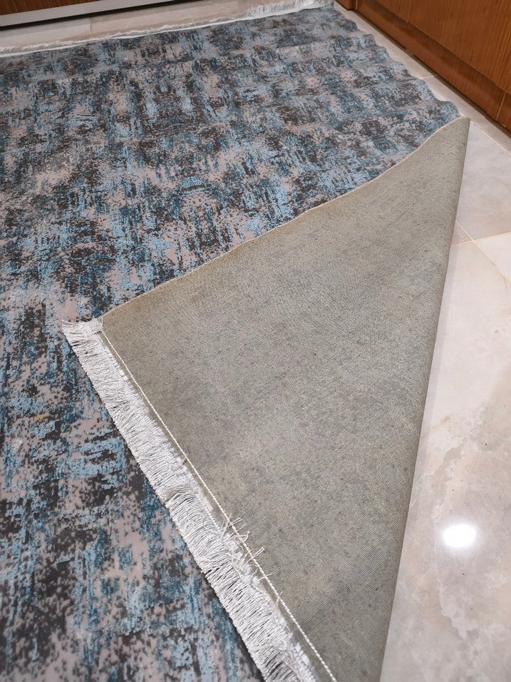 Gri-Mavi Bağlama Desenli Yolluk - Görsel 5