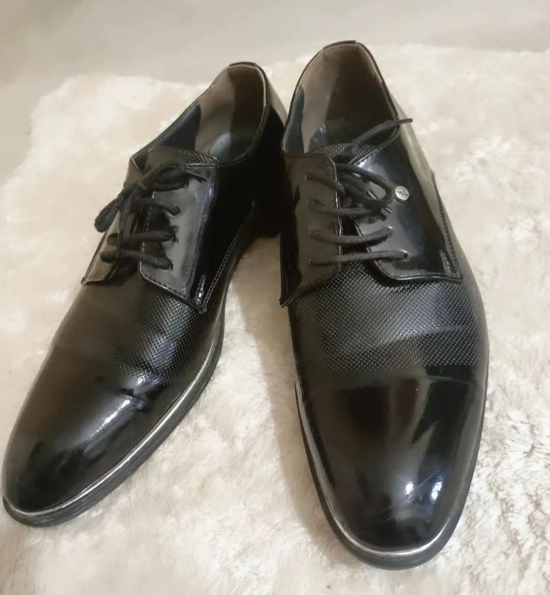 siyah erkek klasik ayakkabı - Görsel 2