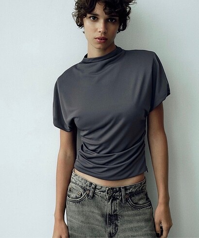 Zara Gri Bluz