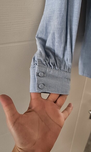 40 Beden mavi Renk Gömlek
