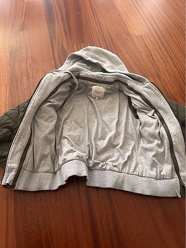 m Beden yeşil Renk Zara kadın mont