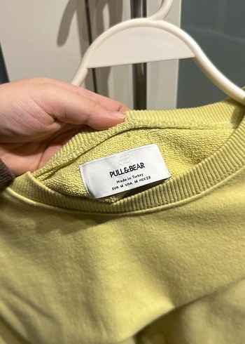 Fıstık yeşili Kadın crop Sweatshirt - Görsel 2