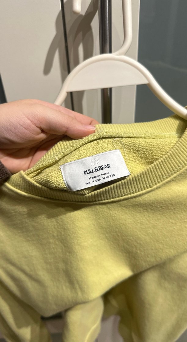 Fıstık yeşili Kadın crop Sweatshirt - Görsel 2