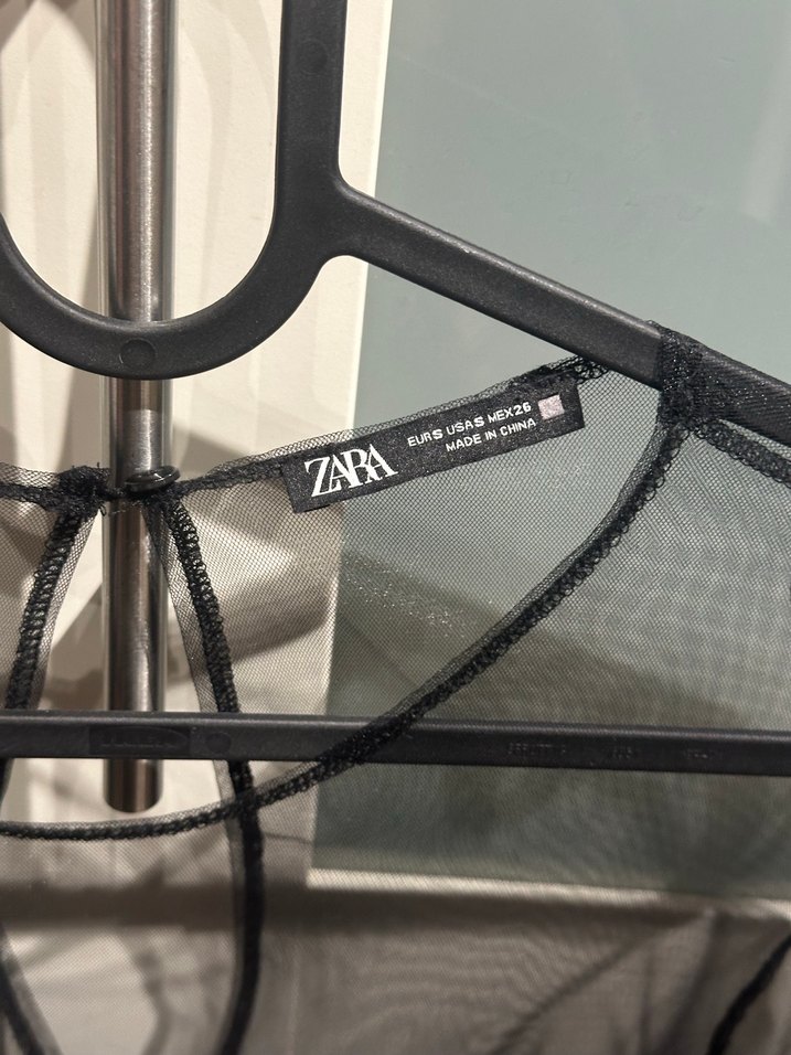 Siyah Drapeli Bluz - Görsel 3