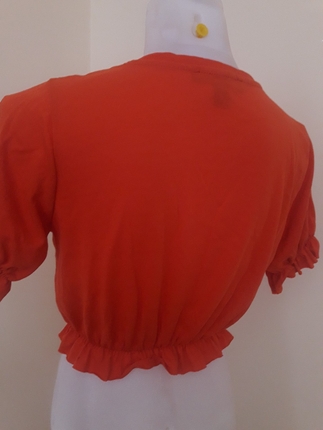 xs Beden turuncu Renk kısa turuncu tişört