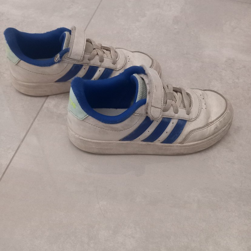 orjinal adidas Erkek Çocuk Beyaz Spor Ayakkabı - Görsel 2