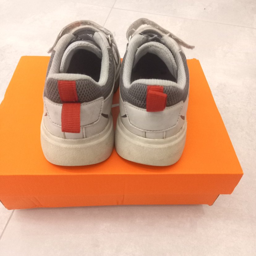 Erkek Çocuk Gri Beyaz Spor Ayakkabı - Görsel 3