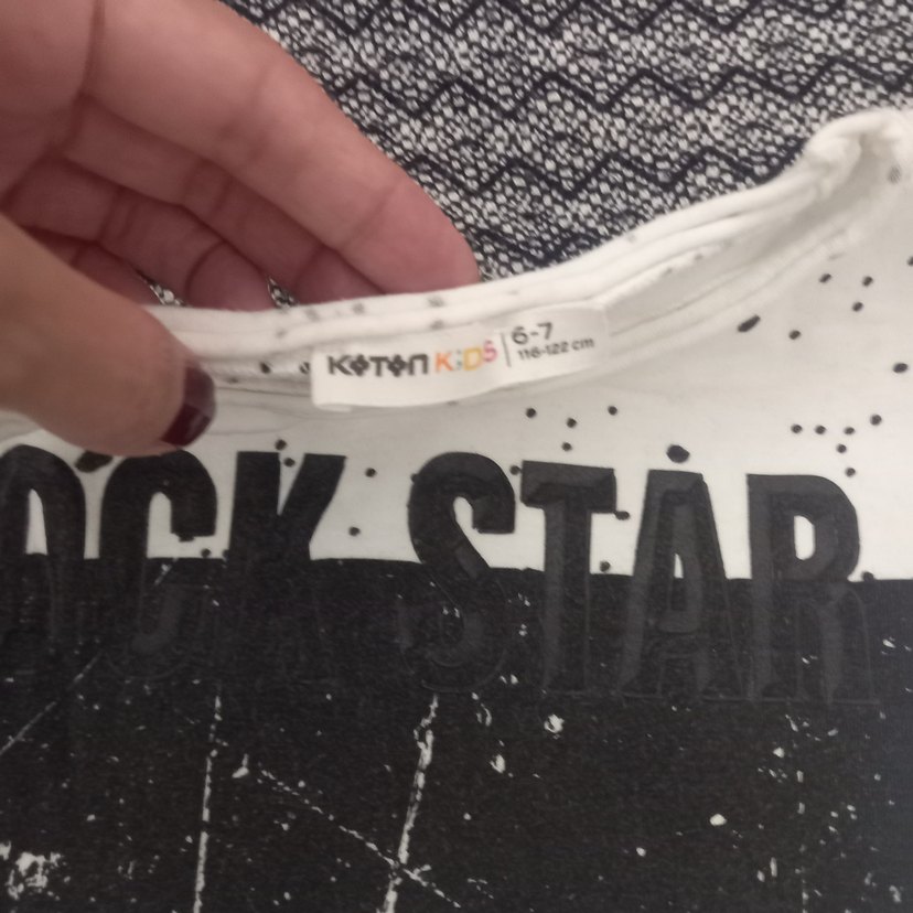 Beyaz Baskılı Rock Punk Erkek Sweatshirt - Görsel 3