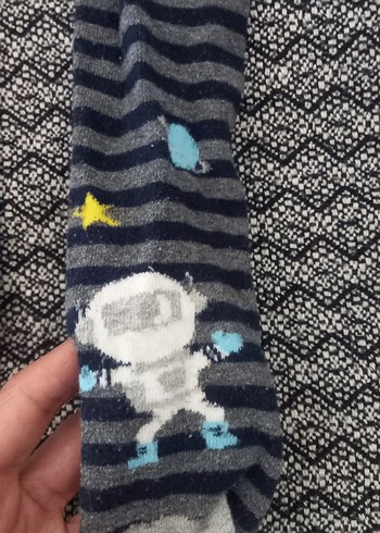 Çocuklar için Örme Renkli Külotlu Çorap - Görsel 4