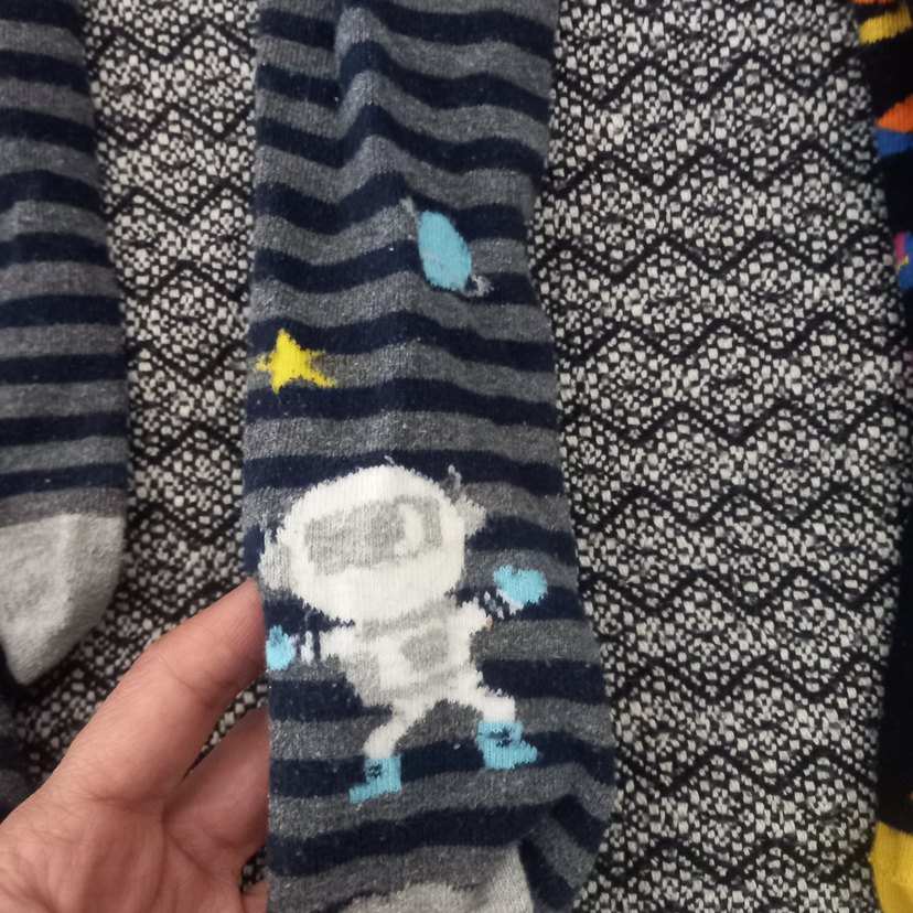 Çocuklar için Örme Renkli Külotlu Çorap - Görsel 4