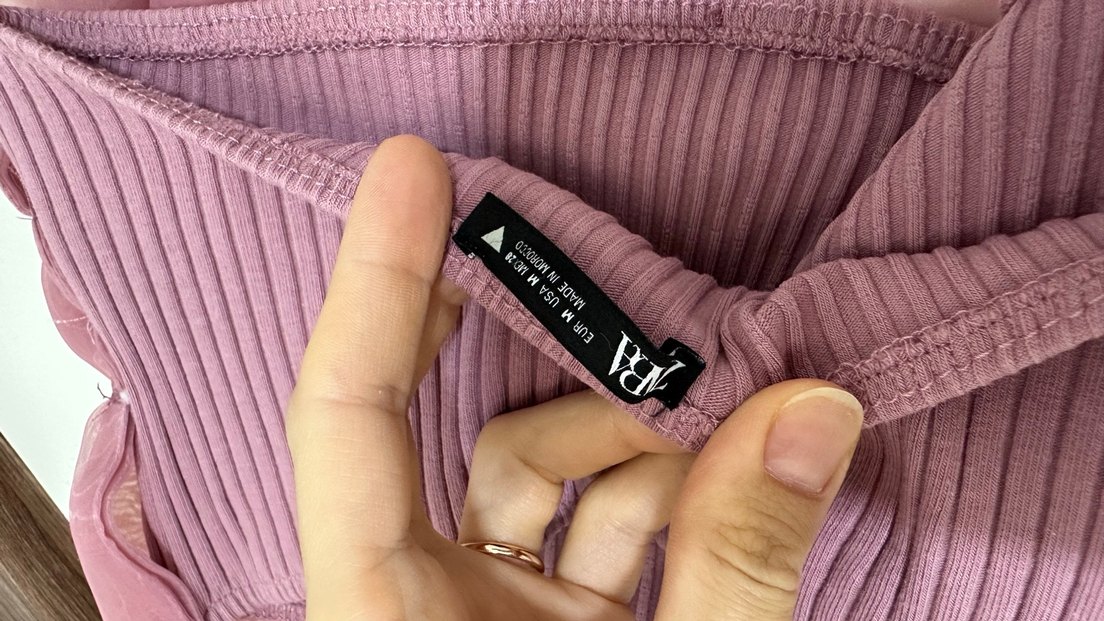 Pembe Straplez Bluz - Görsel 4