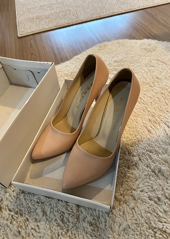 Pudra Stiletto Topuklu Kadın Ayakkabı - Görsel 2