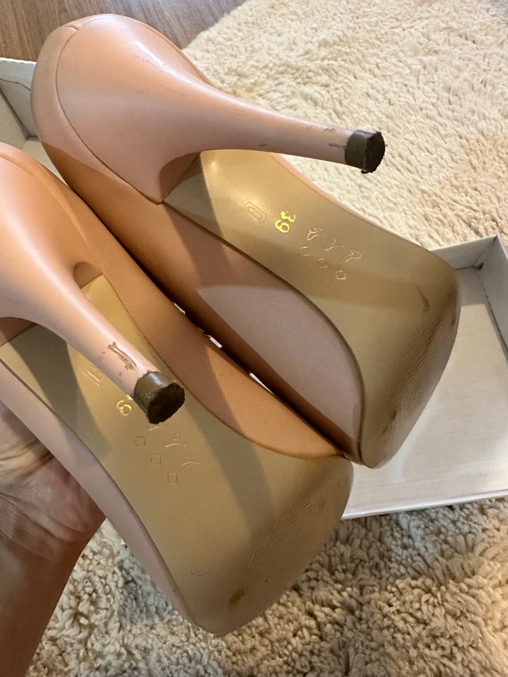 Pudra Stiletto Topuklu Kadın Ayakkabı - Görsel 3