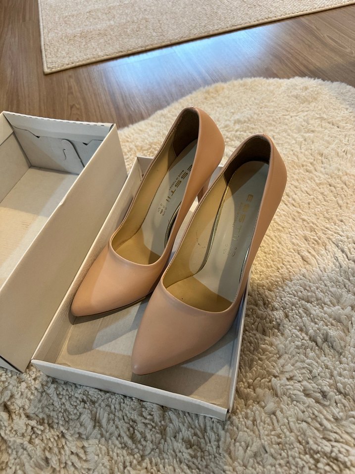 Pudra Stiletto Topuklu Kadın Ayakkabı - Görsel 2