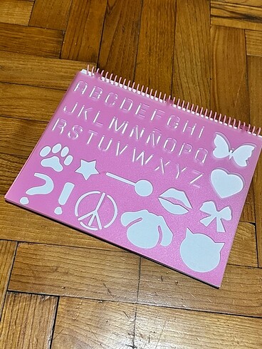 Çizim şablonlu defter