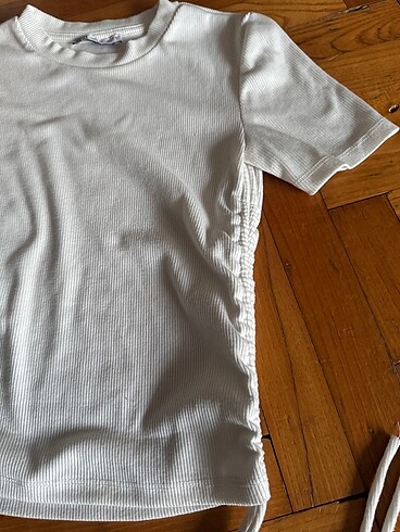 s Beden beyaz Renk Crop tshirt s