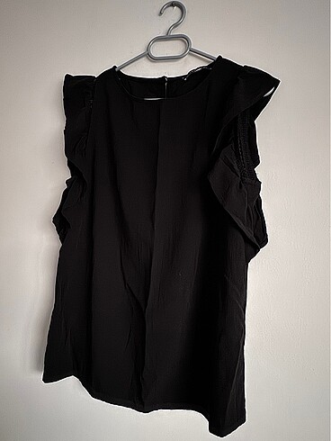 36 Beden Yeni siyah bluz 36