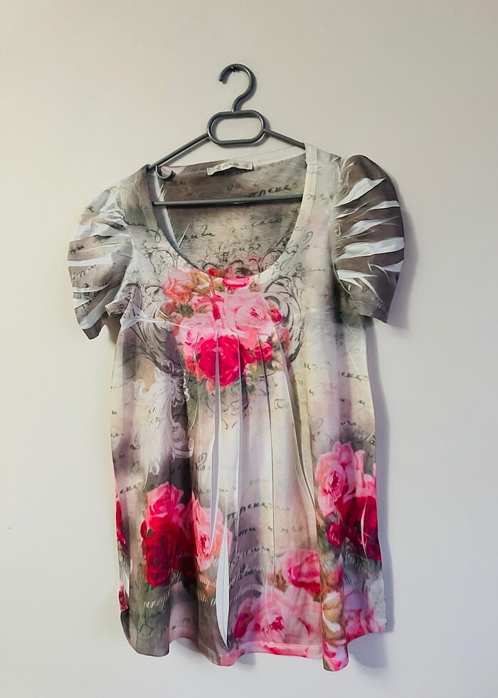 Çiçekli bluz - Görsel 3