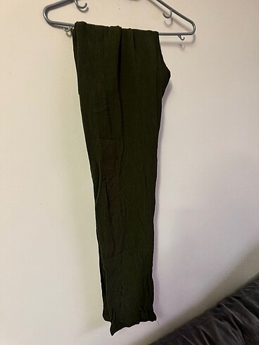 Yazlık ince pantolon haki - Görsel 8