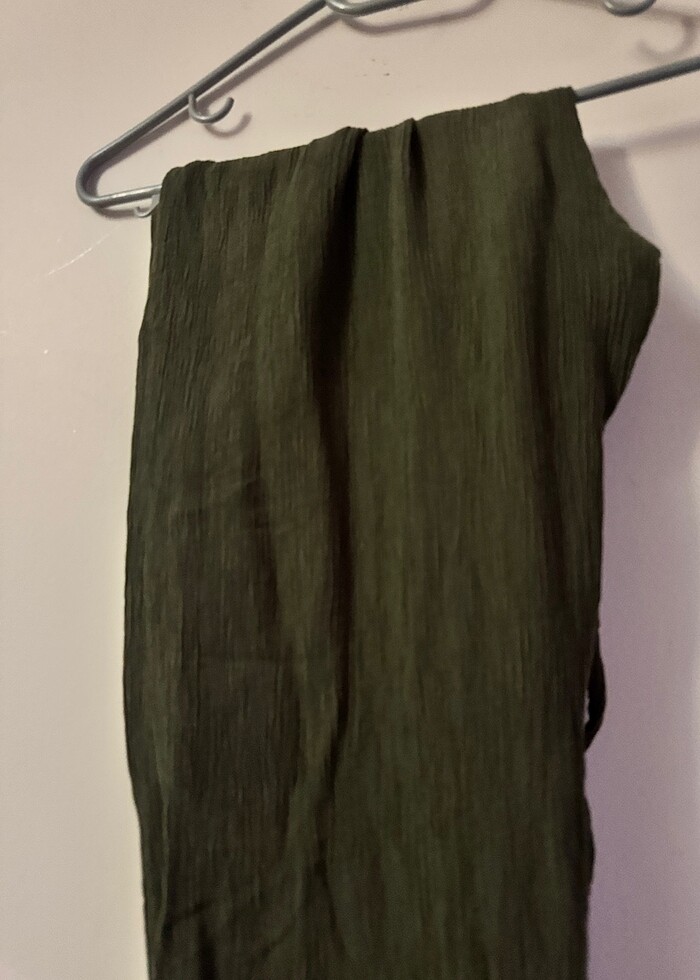 Yazlık ince pantolon haki - Görsel 5