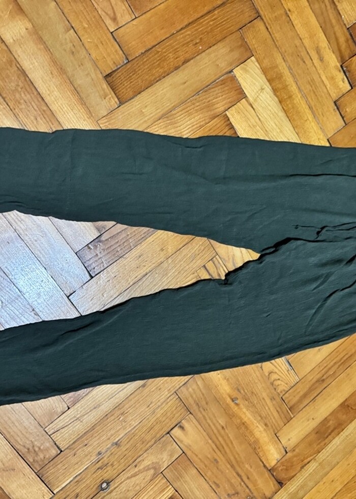 Yazlık ince pantolon haki - Görsel 2