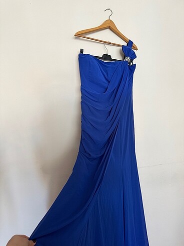 Şifon şık abiye 46 beden - Görsel 4