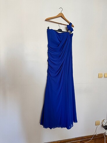 Şifon şık abiye 46 beden - Görsel 5