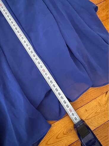 Şifon şık abiye 46 beden - Görsel 7