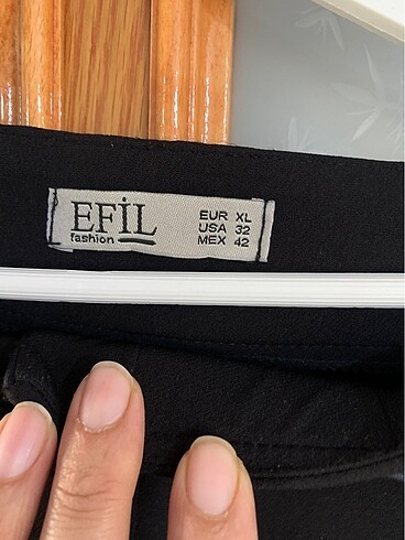 xl Beden Beli cırtlı kumaş pantolon