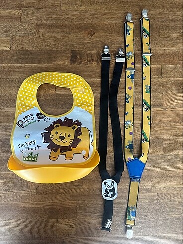 Mama önlüğü ve pantolon askısı