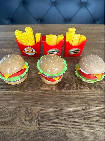Oyuncak hamburger seti
