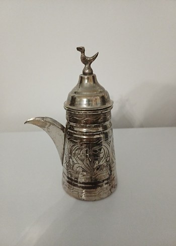 Diğer Parlak Beyaz Metal cezve