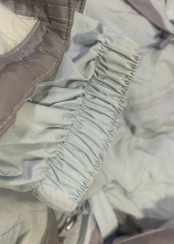 Gri Kapüşonlu Çocuk Kayak Tulumu - Görsel 7