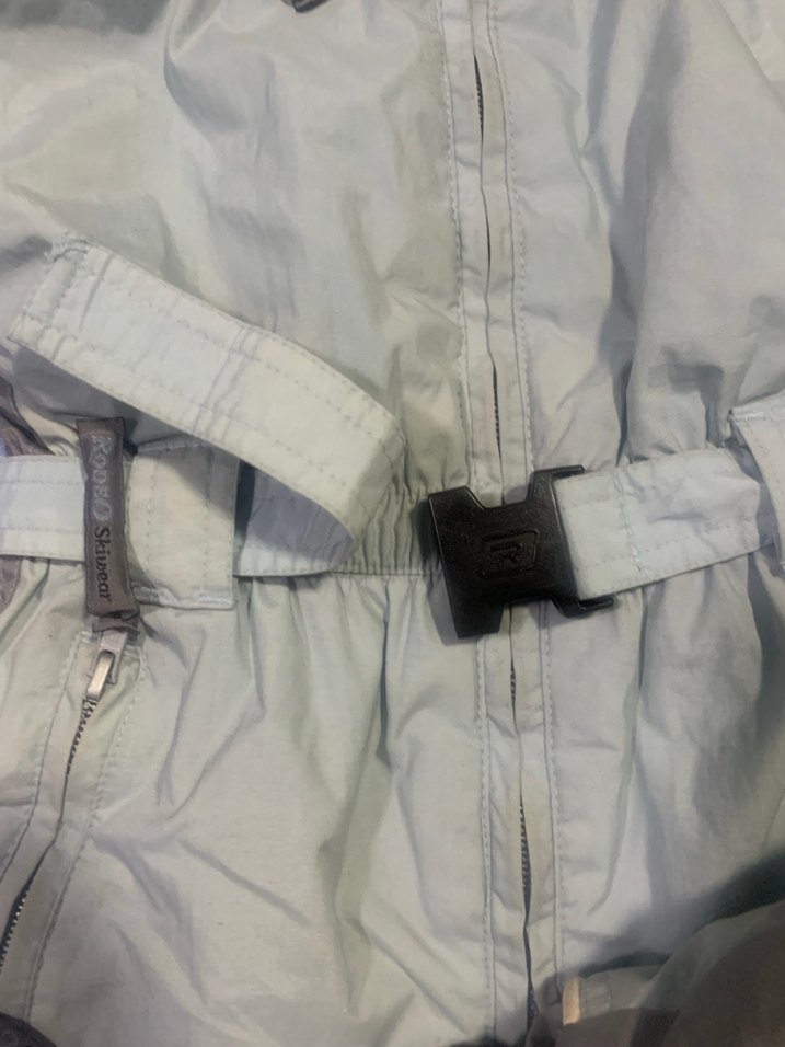 Gri Kapüşonlu Çocuk Kayak Tulumu - Görsel 4