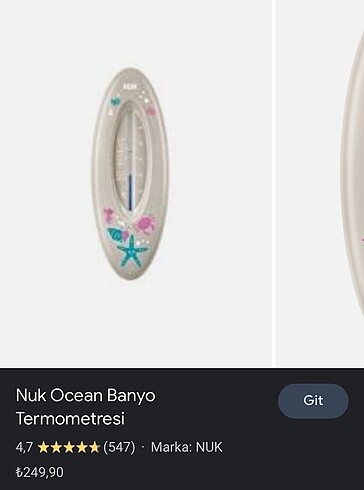  Beden Nuk banyo termometresi